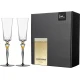 Eisch CHAMPAGNE EXCLUSIV 2 db pezsgőspohár szürke díszdobozban  2,5dl 280 mm Eisch CHAMPAGNE EXCLUSIV 2 db pezsgőspohár szürke díszdobozban  2,5dl 280 mm