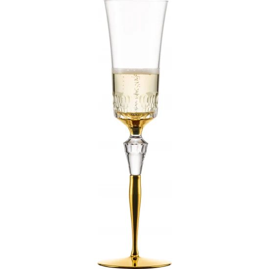 Eisch CHAMPAGNE EXCLUSIV 2 db pezsgőspohár arany díszdobozban  2,5dl 280 mm Eisch CHAMPAGNE EXCLUSIV 2 db pezsgőspohár arany díszdobozban  2,5dl 280 mm