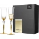 Eisch CHAMPAGNE EXCLUSIV 2 db pezsgőspohár arany díszdobozban  2,5dl 280 mm Eisch CHAMPAGNE EXCLUSIV 2 db pezsgőspohár arany díszdobozban  2,5dl 280 mm