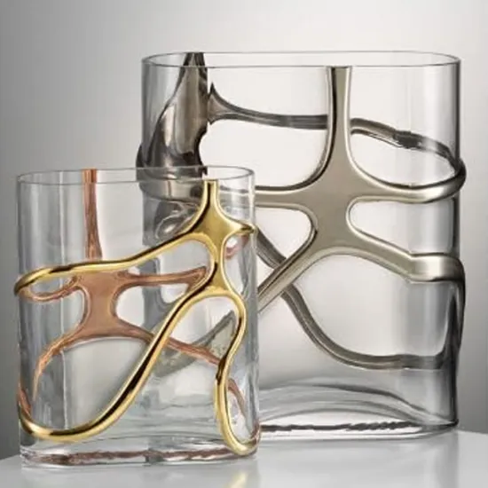 Eisch Stargate váza arany 29,7 cm