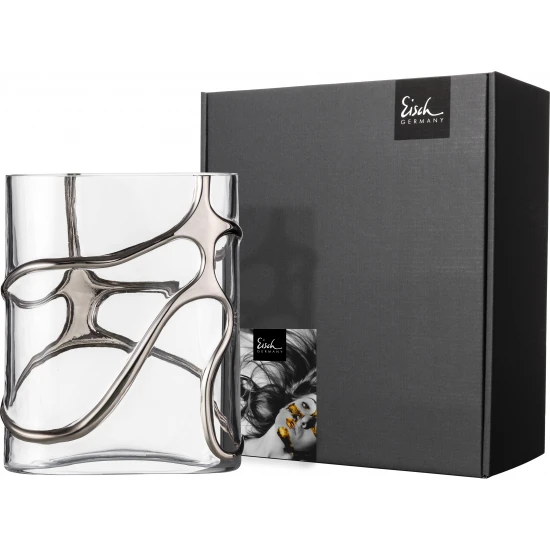 Eisch STARGATE váza platina díszdobozban 223 mm