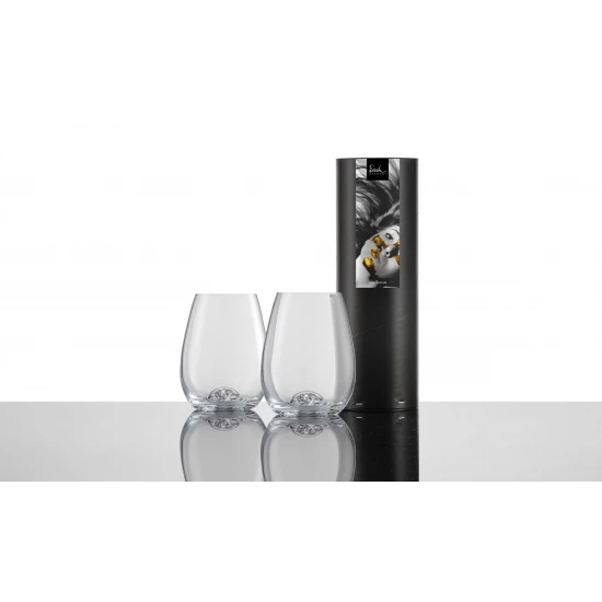 Eisch 10 CARAT 2 db pohár díszhengerben 4,6dl 112 mm