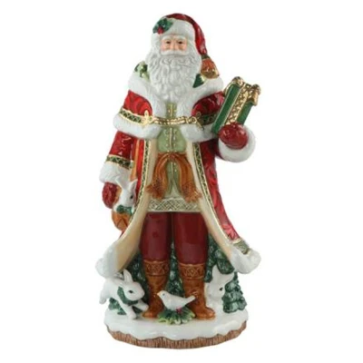 Santa with a gift figura kerámia  32.5 cm