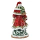 Santa with a lantern figura kerámia  49 cm