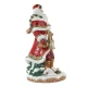 Santa with a lantern figura kerámia  49 cm