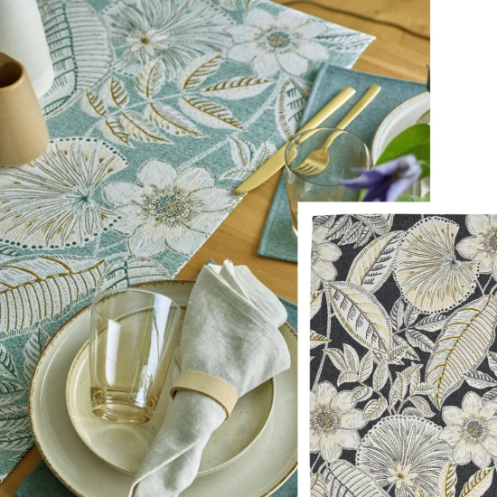 Sander Sheyla asztali futó 50x140 cm fekete