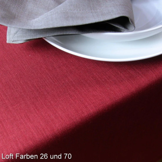 Sander Loft asztalterítő 150 x 200 cm burgundy