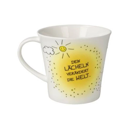 Der kleine Yogi- Your smile kávés-teáscsésze csontporcelán 0,35l