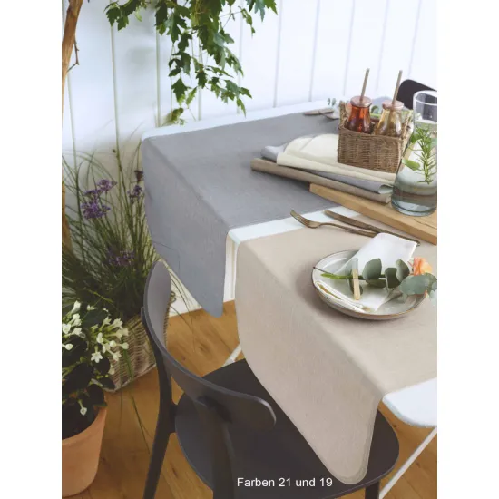 Sander Bistro Allegro terítő 150x250 cm zöld