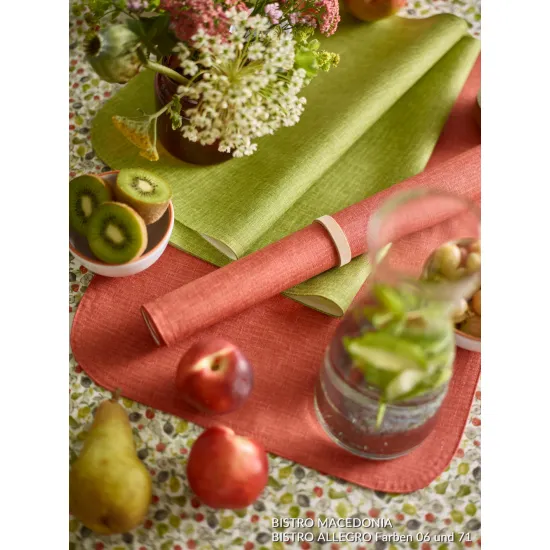 Sander Bistro Allegro terítő 150x250 cm ezüst