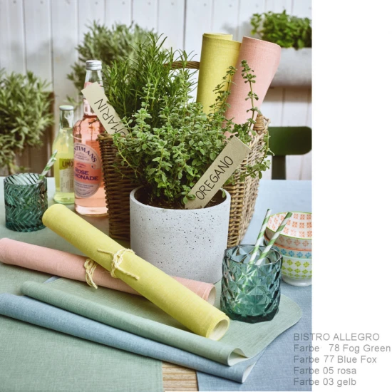 Sander Bistro Allegro szett alátét 35x50 cm szürke