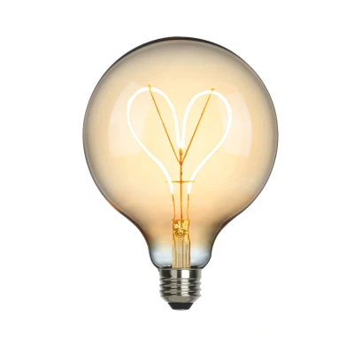 Heart LED izzószál - izzó 17,6 cm