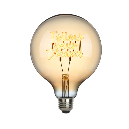 FOLLOW YOUR DREAM LED-izzószál - villanykörte 17,6 cm