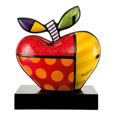 Romero Britto Big Apple figura porcelán  58 cm