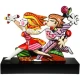 Romero Britto - Love Blossoms figura porcelán  56 cm