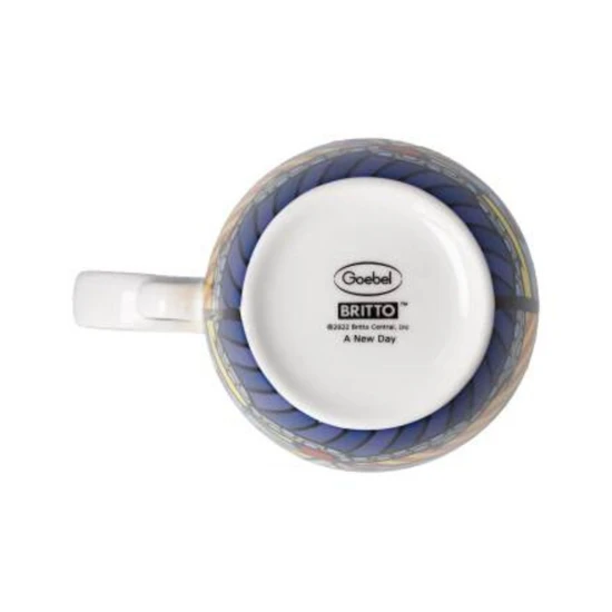 Romero Britto A New Day művészi csésze csontporcelán  0,4l