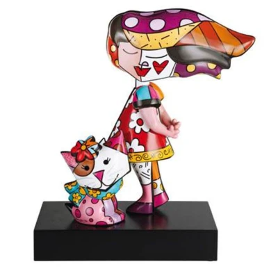 Romero BRITTO - My Lovely Friend figura porcelán Limited Edition 47 cm
