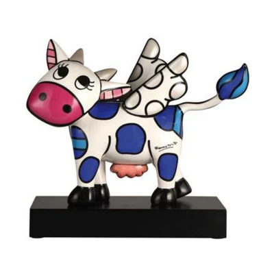 Romero Britto Flying Cow figura porcelán Limited Edition 31 cm