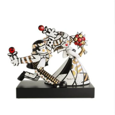 Romero Britto - Golden Follow Me figura porcelán Limited Edition 41 cm