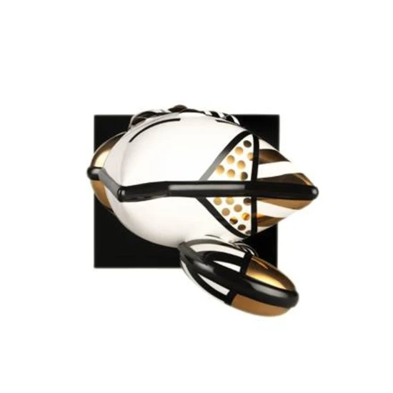 Romero Britto Golden Cat figura porcelán Limited Edition 31 cm