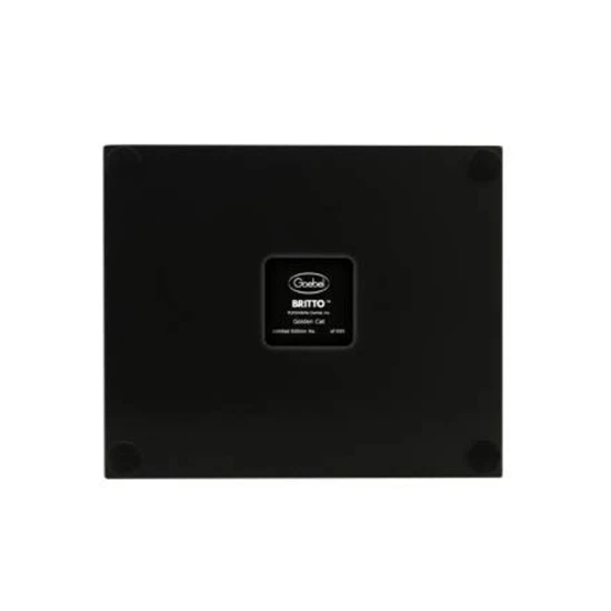 Romero Britto Golden Cat figura porcelán Limited Edition 31 cm