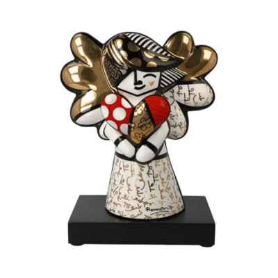 Romero Britto Golden Faith figura porcelán  23 cm