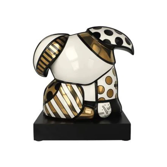 Romero Britto - Golden Ginger figura porcelán Limited Edition 30 cm