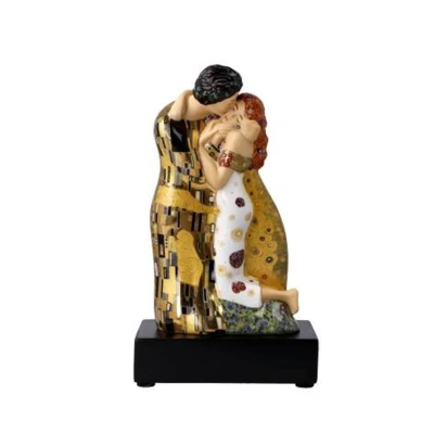 Gustav Klimt - The Kiss figura porcelán  18 cm