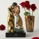 Gustav Klimt - The Kiss váza porcelán  28 cm