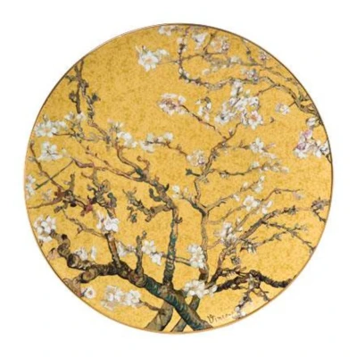 Vincent van Gogh - Almond Tree Golden falitányér porcelán
