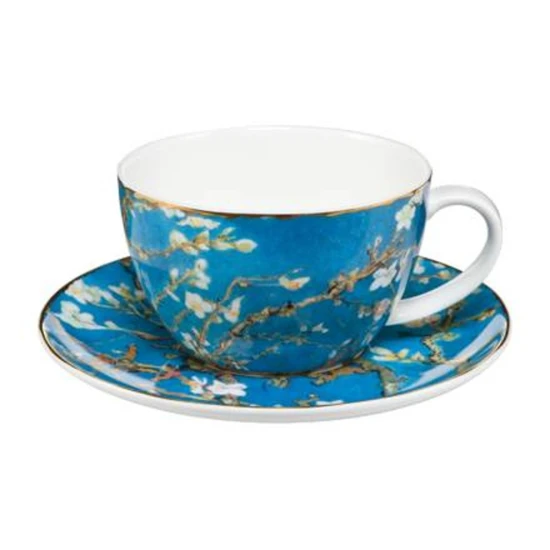 Vincent van Gogh - Almond Tree Blue Tea cup csontporcelán 0,25l
