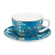 Vincent van Gogh - Almond Tree Blue Tea cup csontporcelán 0,25l