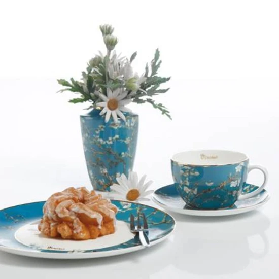 Vincent van Gogh - Almond Tree Blue Tea cup csontporcelán 0,25l