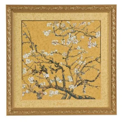Vincent van Gogh - "Almond Tree Golden" kép porcelán
