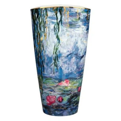 Claude Monet - Waterlilies with Willow váza porcelán