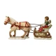 Winter Sleigh Ride angyal kerámia  17 cm