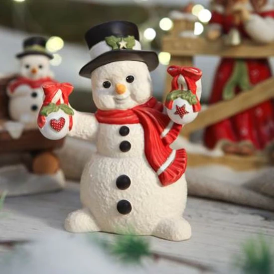 Christmas decorations figura kerámia  12 cm