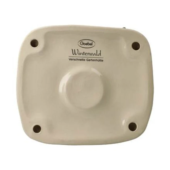 Winter Cabin figura kerámia  15.5 cm