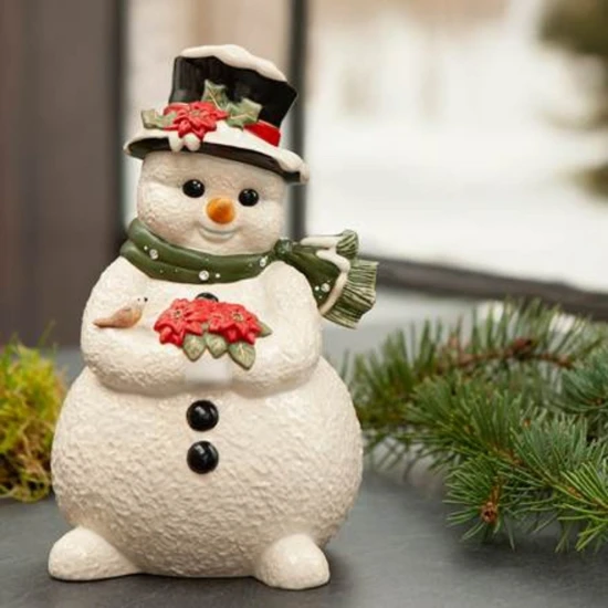 Snowman - In the Winter Garden figura kerámia Limited Edition 22 cm