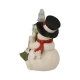 Snowman - Let it Snow figura kerámia  12 cm