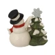 Snowman - Let it Snow figura kerámia  12 cm