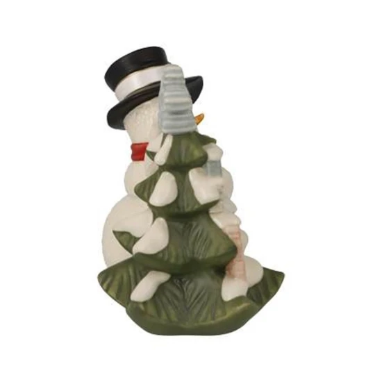Snowman - Let it Snow figura kerámia  12 cm