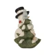 Snowman - Let it Snow figura kerámia  12 cm