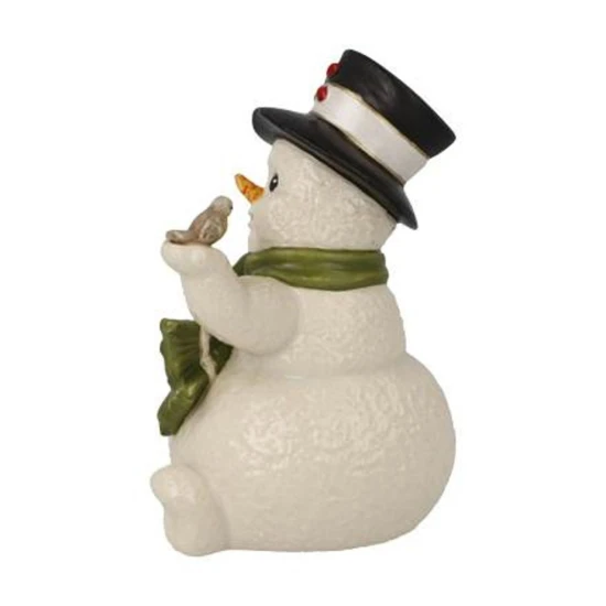Snowman -A Cozy Place figura kerámia  11 cm