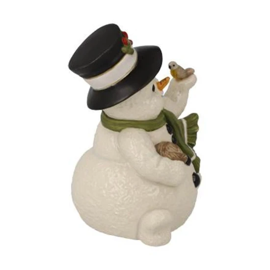 Snowman -A Cozy Place figura kerámia  11 cm