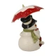 Snowman -Winter Love figura kerámia  14.5 cm