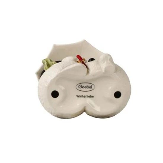 Snowman -Winter Love figura kerámia  14.5 cm