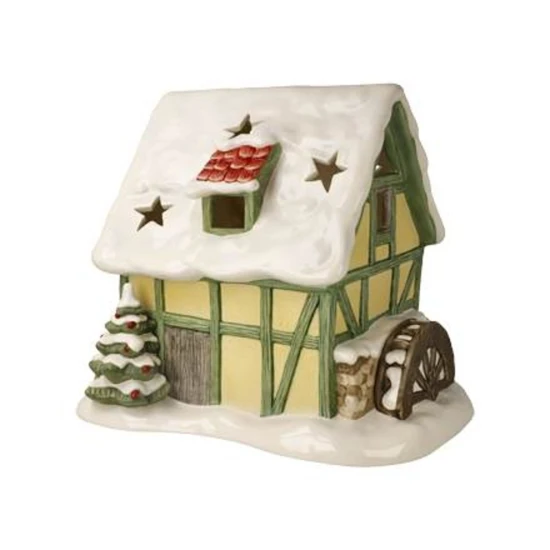 Snowy Watermill viharlámpa kerámia  21.5 cm