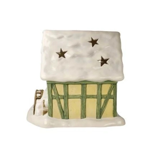 Snowy Watermill viharlámpa kerámia  21.5 cm