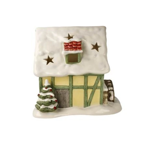 Snowy Watermill viharlámpa kerámia  21.5 cm